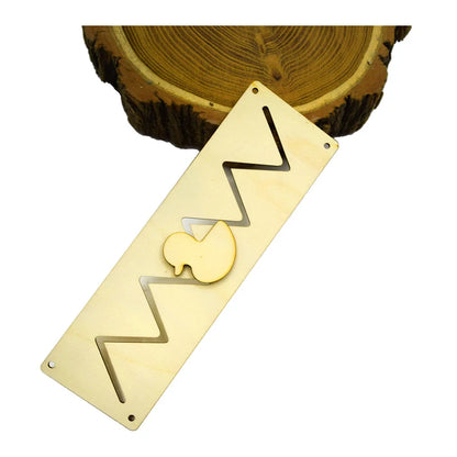 Montessori Busy Board Accessories Wood DIY Toy Material Education Activity Board Parts Toys For Children Basic Skills Learning