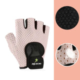 Professional Gym Fitness Gloves Power Weight Lifting Women Crossfit Workout Bodybuilding Half Finger Hand Protector 