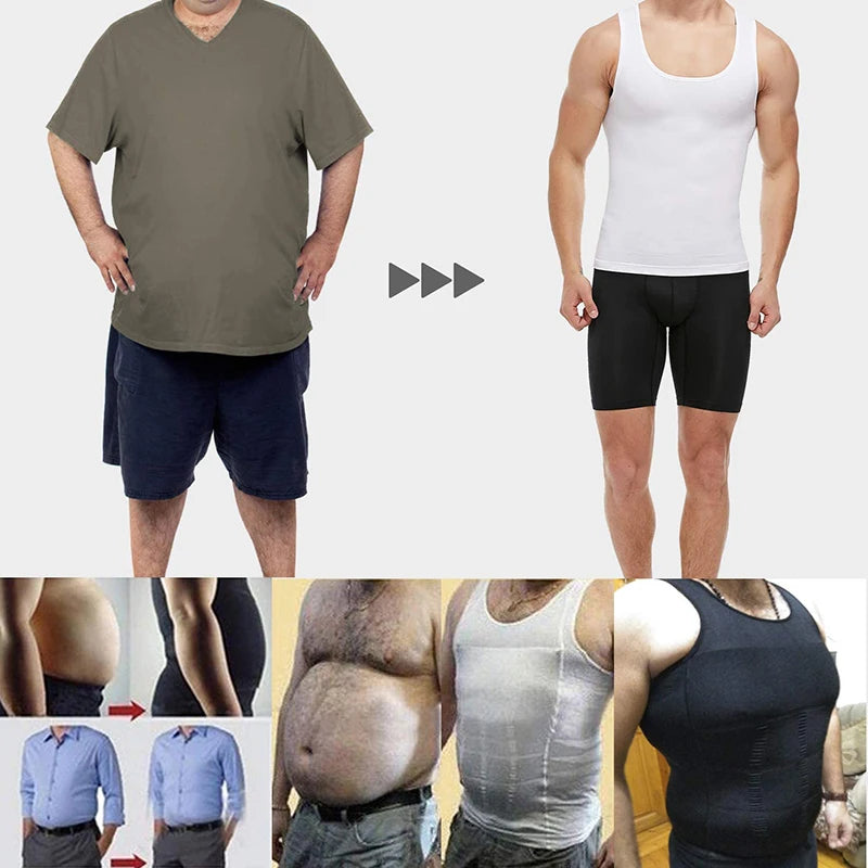 Faja moldeadora de cuerpo para hombre, moldeadora de abdomen, ropa interior moldeadora, entrenador de cintura, chaleco corrector de postura, corsé.