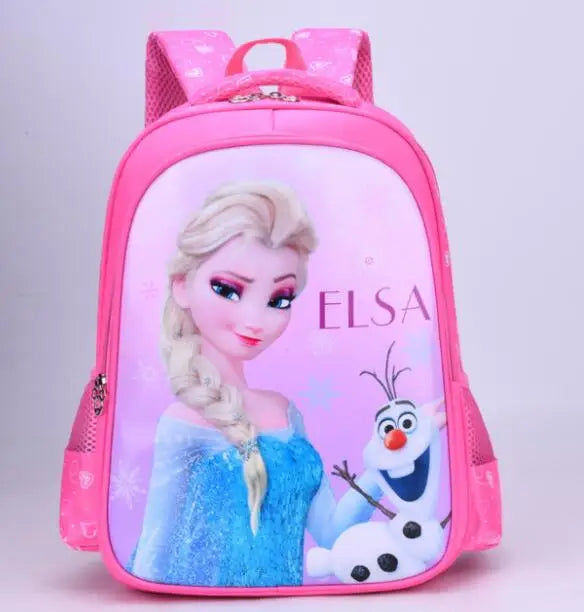 Cartoon schoolbag Frozen elsa Anna girls cute primary school bag kindergarten Cute backpack