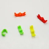 20Pcs Canary Clip Ring Bird Pigeon Small Parrot Leg Rings Birds Foot Rings Bird Clip Ring Inner diameter 2.7mm 3mm 4mm 4.5mm 5mm