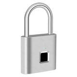 KERUI Smart Fingerprint Padlock Waterproof Fingerprint Keyless Door Lock Type C Rechargeable Security Padlock for House