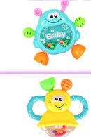 7/8pcs Baby Rattles Teethers For Newborn Toys Grab Shaker Hand Development Rattle Toy Early Education Kids Chew Toys 0-12 Months