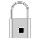 KERUI Smart Fingerprint Padlock Waterproof Fingerprint Keyless Door Lock Type C Rechargeable Security Padlock for House