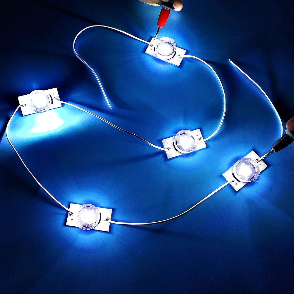 Perlas de lámpara SMD de 3 V y 6 V con filtro óptico para reparación de televisores LED de 32 a 75 pulgadas con cable de 2 m, accesorios para tiras de retroiluminación LED.