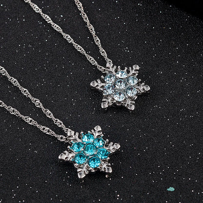 Collar con colgante de lágrima de cristal de color clásico para boda 2023 para mujer, collar de diamantes de imitación de moda, joyería llamativa