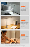 Baseus LED Desk Lamp Eye Protection Study Dimmable Office Light Foldable Table Lamp Smart Adaptive Brightness Bedside Read Lamp