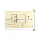 Busy Board DIY Montessori Toys Lock Mobile Children Wood Chips Skill Training Parent-Child Game Puzzle Intelligence Development