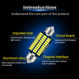 1pcs Festoon 31mm 36mm 39mm 42mm Car interior lights ceiling light License Plate Lamp Internal reading light Map light Dome lamp