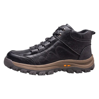 Botas de seguridad de cuero 2023, impermeables, antideslizantes, cómodas, suaves y seguras para el trabajo, ligeras y transpirables.