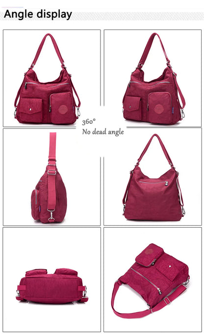 Luxury Handbags Women Bags Designer Waterproof Bylon Cloth Crossbody Bags for Women 2024 Large Capacity Lady Shoulder Bag Tote