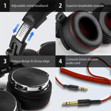 Oneodio Wired Headphones Professional Studio Pro 10/30/50 DJ Headphones With Microphone Over Ear HiFi Hi-Res Monitor Headset