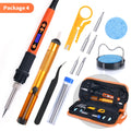100W Digital Electric Soldering Iron Kit Set Temperature Adjustable 928D Welding Tool Ceramic Heater Soldering Tips Rework