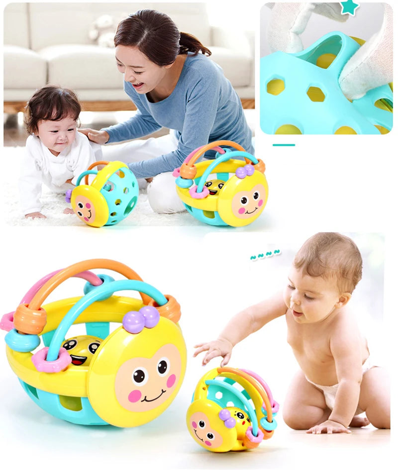 7/8pcs Baby Rattles Teethers For Newborn Toys Grab Shaker Hand Development Rattle Toy Early Education Kids Chew Toys 0-12 Months