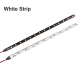 1/4/10 30CM LED Strip Lights Car Styling Decorative Ambient Light 15SMD Waterproof LED Flexible Atmosphere Light Red Yellow Bule