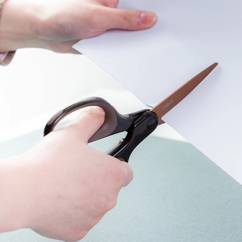 Home Scissors Titanium-plated Scissors Wear-resistant Large Alloy Scissors Office Scissors Art DIY Scissors Office Stationary