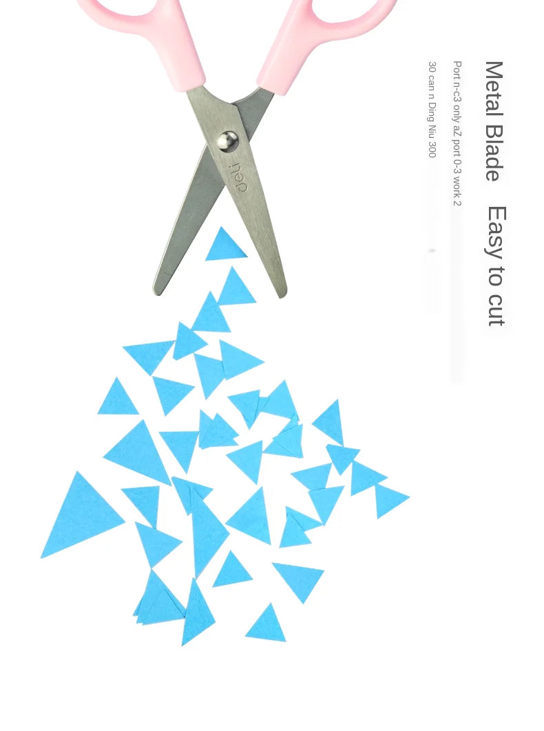 Students Scissors Art Scissors Safety Manual DIY Tools Cartoon Puzzle Cutting Paper-Cut Scissors School Kids Supplies