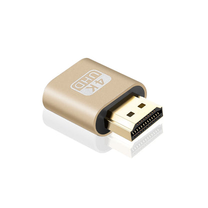 Adaptador de pantalla virtual VGA 4K compatible con HDMI 1.4 DDC EDID, conector ficticio, emulador de pantalla fantasma sin cabeza, placa de bloqueo de tarjeta de video