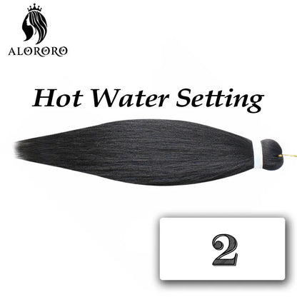 Long Easy Jumbo Tranças Extensões de cabelo sintético, Kanekalon para Crochet, Yaki Straight Trança, Box Cabelo Trançado, 20 ", 26", 30"
