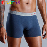 Brand Underwear Men Boxer Shorts For Men Panties Boxershorts Long Underpants Natural Cotton High Quality sexy homme hot calecon