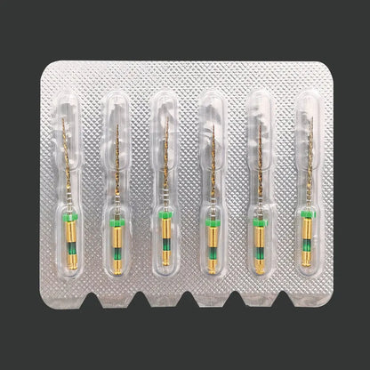 Dental Wave Gold One Files 6pcs/pack Reciprocational Large Primary Files Rotary Dental Endo NITI Files Endodontic Dental Files