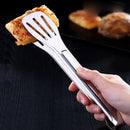 Stainless Steel Food Tongs Kitchen Utensils Buffet Cooking Tool Anti Heat Bread Clip Pastry Clamp for Desserts Salads Barbecue