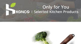 Konco Pure Iron wok cast iron pan Non-coated Pot General use for Gas and Induction Cooker 32cm Chinese Wok Cookware Pan