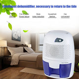 THANKSHARE 500ml Dehumidifier Mini Portable Home Officce Air Dryer Desiccant Moisture Absorber Low Noise Cabinet Dehumidifier