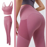 Leggings deportivos sin costuras para mujer, leggings de gimnasio para mujer, pantalones de yoga de cintura alta 