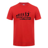 Evolution Sports Playing Volleyball Tshirts for Men HipHop Streetwear T-Shirt Camisetas 2023 Classic Popular Tee Shirt Men