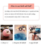 Essential Oil Bath Salts Ball Cleaning Body Exfoliating Moisturizing Bubble Balls Bathtub Bath Ball Shower Accessories