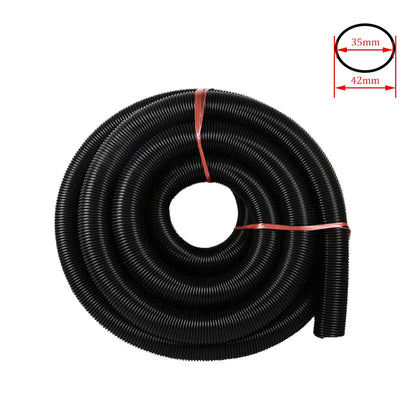 Vacuum Cleaner Thread Hose Inner 35mm/Outer 42mm Bellows Straws Durable Flexible Soft Pipe Replacement Vacuum Cleaner Tube Black