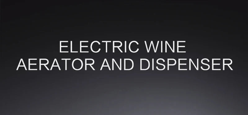 Decantador eléctrico USB Decantador eléctrico inteligente de vino tinto Decantador eléctrico neumático fácil de limpiar Dispensador de vino creativo