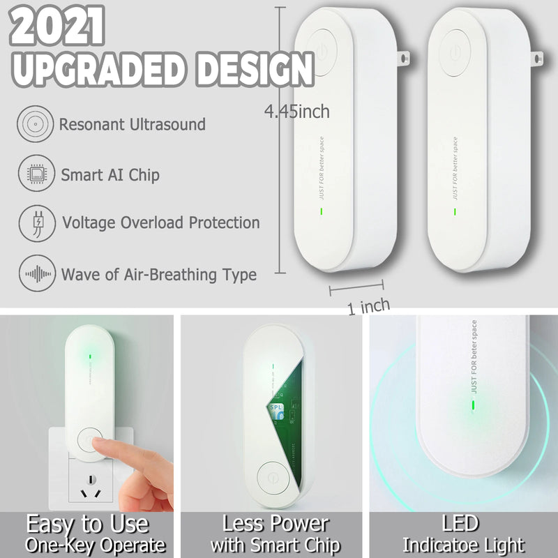 New Xiaomi Ultrasonic Insect Repellent Electronic Mosquito Repellent Mice Spider Cockroach Portable Insecticide Pest Control