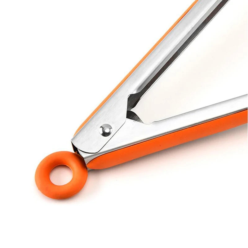 Utensilios para barbacoa, pinzas antideslizantes de silicona para alimentos, pinzas de cocina, utensilio, pinzas de cocina, pinzas para barbacoa, herramientas para ensalada, parrilla, accesorios de cocina