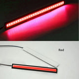 1/2PCS 17cm COB LED 12V Daytime Running Lights Trunk Waterproof Auto Driving DRL Fog Lamp Car Styling Turn Signal Plate Light