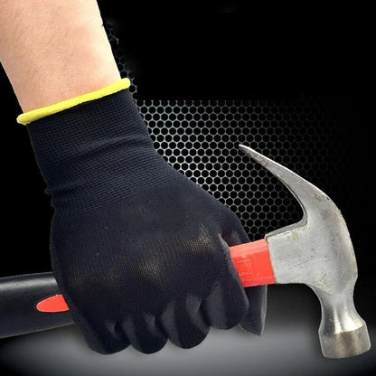 10-30 pairs of nitrile safety coated work gloves, PU gloves and palm coated mechanical work gloves, obtained CE EN388