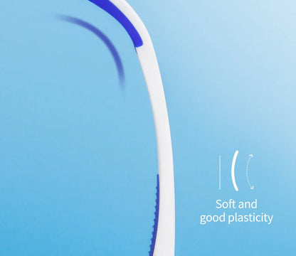 Y-Kelin Tongue Scraper Oral  Cleaner Brush Fresh Breath Cleaning Coated  Toothbrush  Hygiene Care Tools