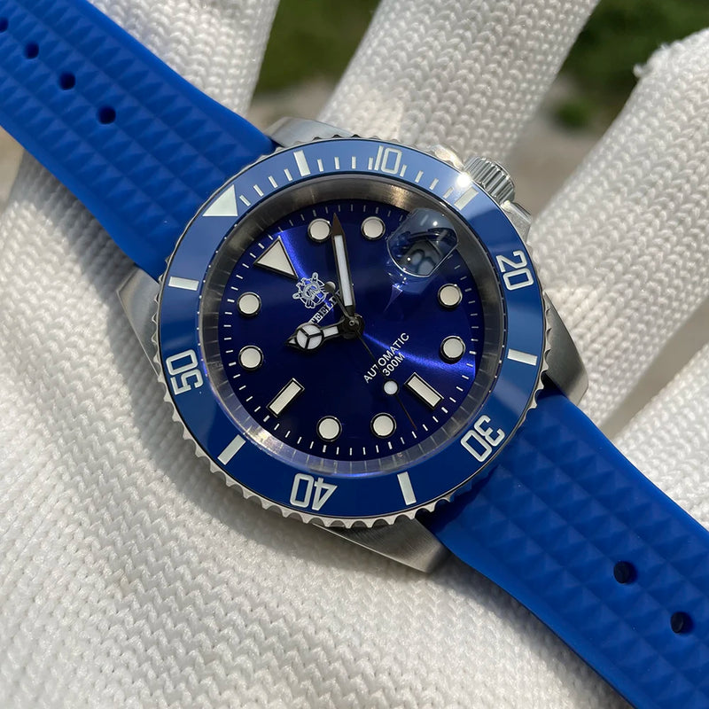 SD1953 Hot Selling Ceramic Bezel 41mm Steeldive 30ATM Water Resistant NH35 Automatic Mens Dive Watch Reloj