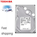 Disco duro para videovigilancia TOSHIBA de 4 TB, DVR, NVR, monitor CCTV, HDD HD interno SATA III, 6 Gb/s, 5400 RPM, 128 MB, 3,5"