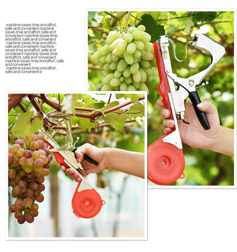 Onnfang Plant Tying Tapetool New Branch Machine Vegetables Fruit Flower Handle Tapetool Stem Strapping tape Garden tool Tapes