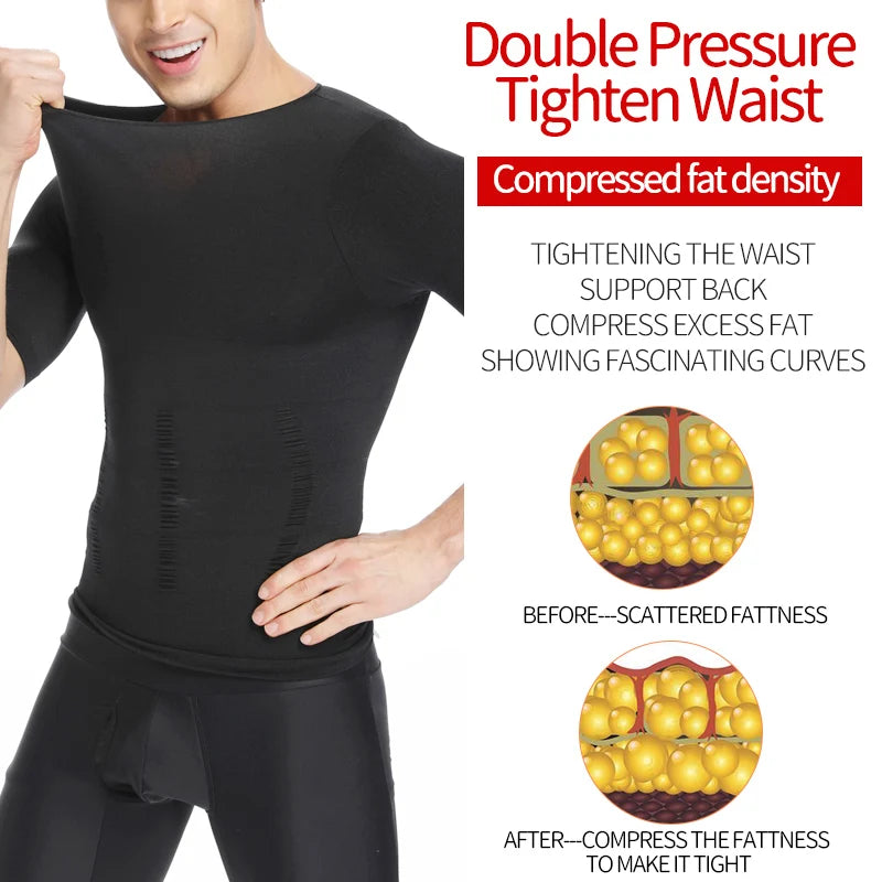 Faja moldeadora de cuerpo para hombre, moldeadora de abdomen, ropa interior moldeadora, entrenador de cintura, chaleco corrector de postura, corsé.