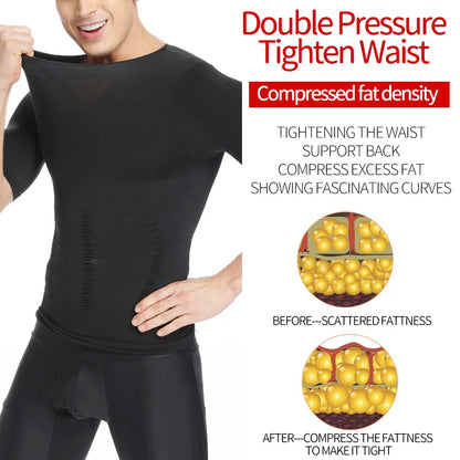 Faja moldeadora de cuerpo para hombre, moldeadora de abdomen, ropa interior moldeadora, entrenador de cintura, chaleco corrector de postura, corsé.