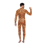 VIP FASHION 2025 Halloween Costumes for Men Animal Fox Cosplay Bodysuit Giraffe Leopard Zentai Jumpsuits Party Funny Male Outfit