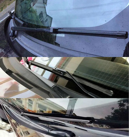 Car Windshield Wiper blades U-type Universal Soft Rubber Frameless Bracketless car wipers 14" 16" 17" 18" 19" 20" 21" 22" 24"26"
