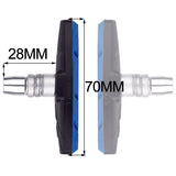 2pc Bicycle Brake Pads Cycling Bike V Brake Holder Pads Shoes Blocks Rubber Friction Rim Brake MTB Road Mute Bike Brake Pads