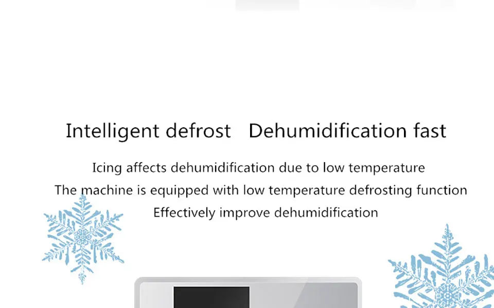 2.2L Intelligent Remote Dehumidifier Air Dryer Purifier Humidity-control Defrost Automatic Shut-down Moisture Absorption Machine