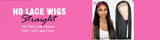 200 Density 13x4 13x6 HD Lace Frontal Human Hair Wigs Straight 360 Lace Frontal Wig Pre-Plucked 5x5 Closure Lace Wig Remy Hair