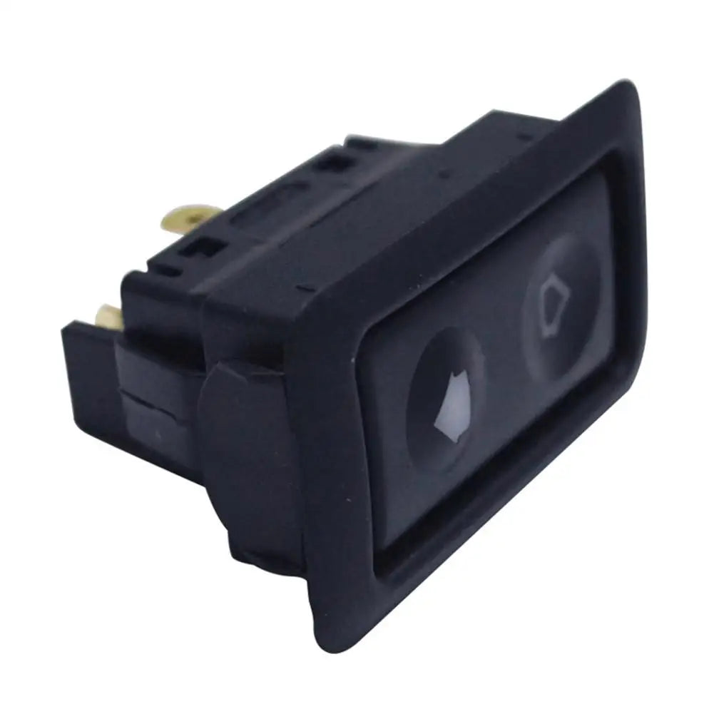 Professional 6Pin DC 12V 24 V Black Car Power Window Switch With Green Lamp Universal 20A Electronic Components Cars Accessories