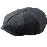 Men's Plus Size Ivy Hat for Large Heads, Spring, Summer, and Autumn Newsboy Cap, Wool Beret Caps, Winter Felt Flat Caps 55-58cm 59-61cm
